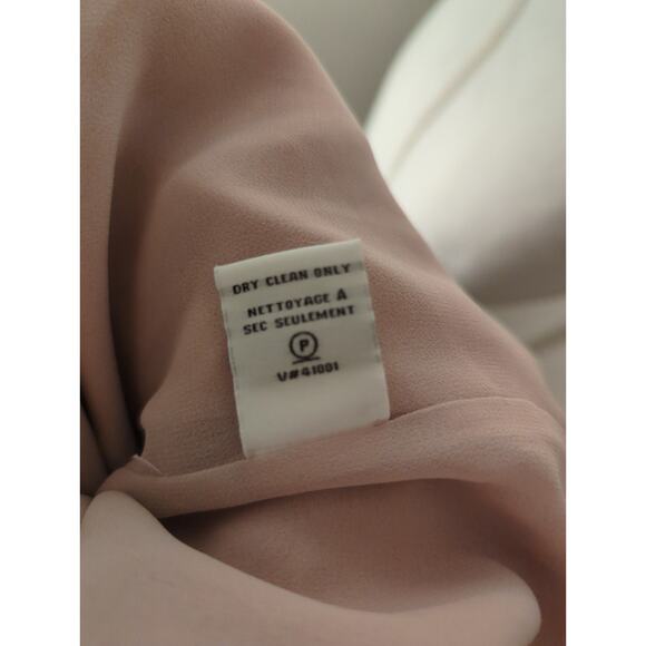 Diane Von Furstenberg romantic Silk Blush Pink Tini Dress Sz 4 - Picture 10 of 12